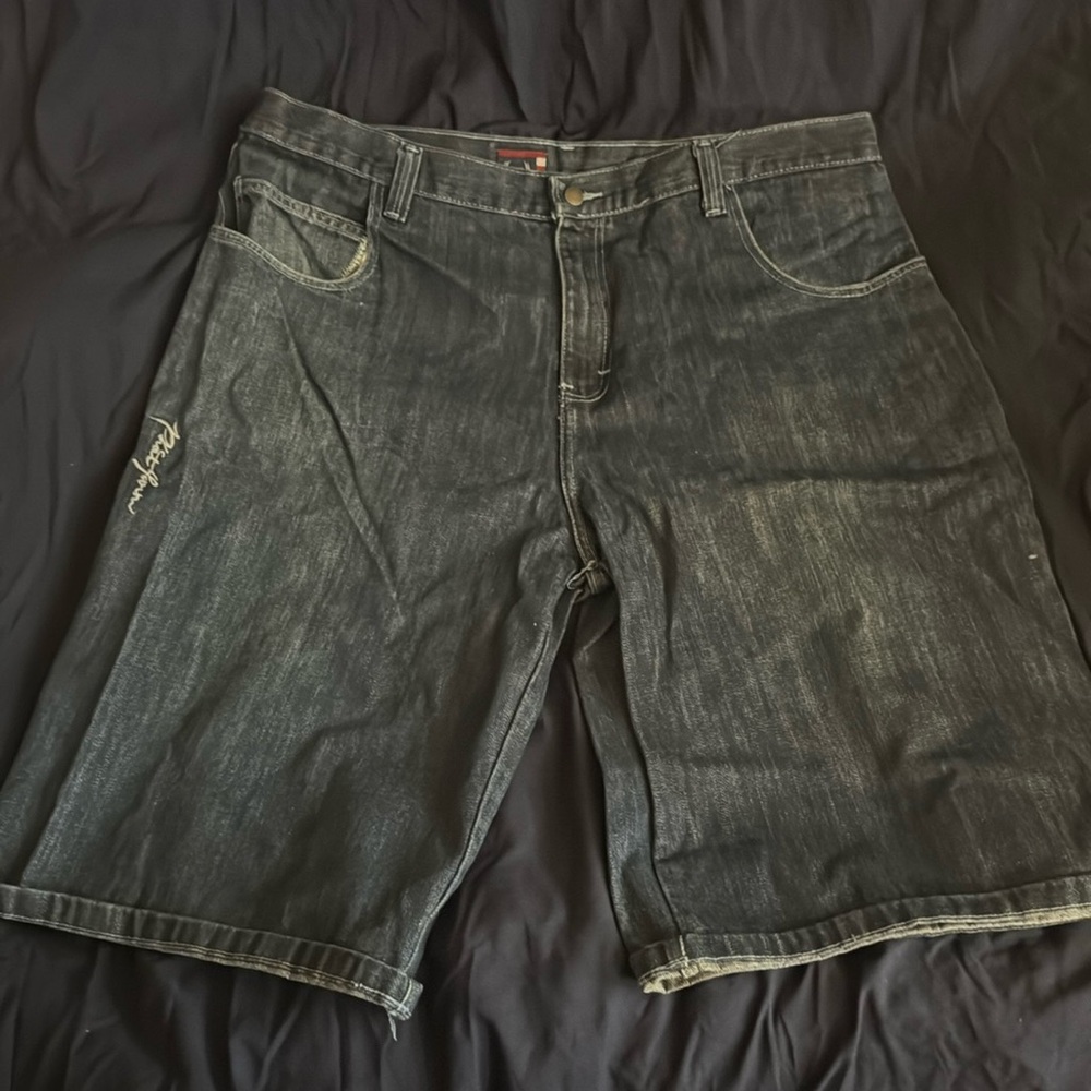 Phat Farm Black Jean Shorts Classic Fit